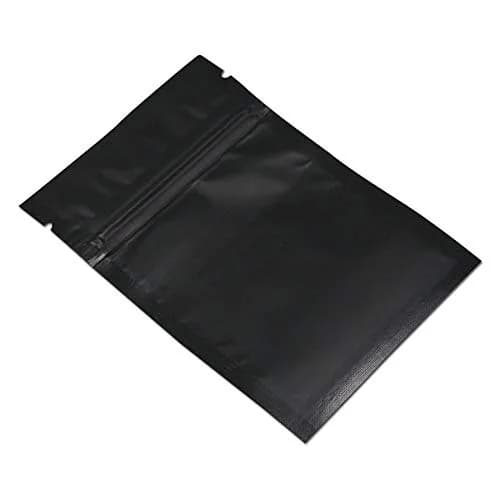 FERENLI Food Storage Bags 3.9x5.9 inch | Resealable, Heat Sealable, Reusable, Aluminum Foil, Black thumbnail 5