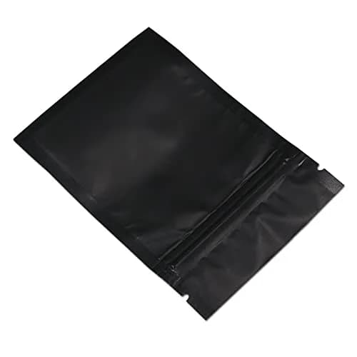 FERENLI Food Storage Bags 3.9x5.9 inch | Resealable, Heat Sealable, Reusable, Aluminum Foil, Black thumbnail 6