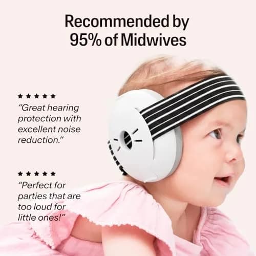 Alpine Muffy Baby Ear Protection Earmuffs for Babies & Toddlers up to 4 Years | CE & ANSI Certified Noise Reduction thumbnail 4