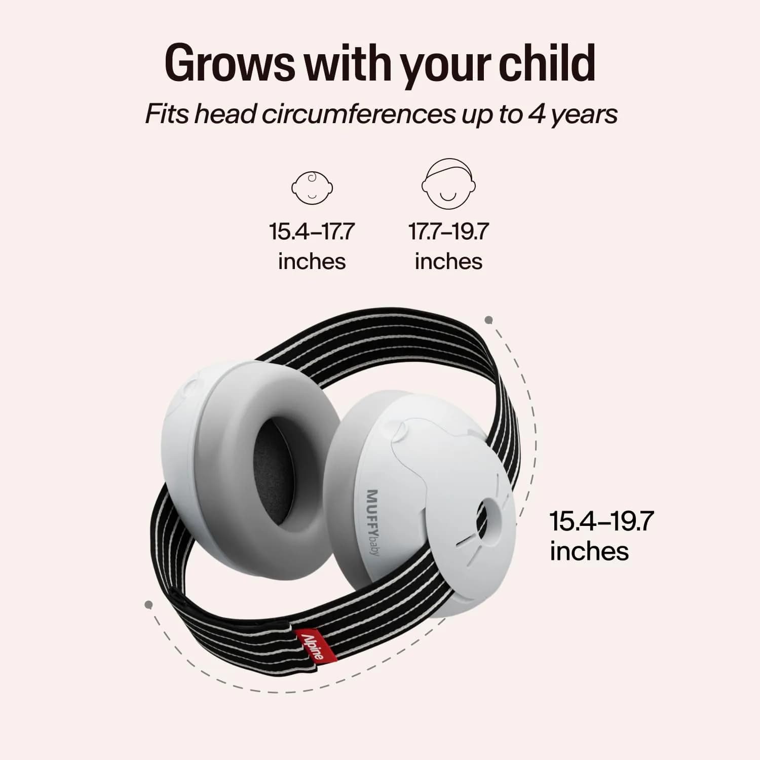 Alpine Muffy Baby Ear Protection Earmuffs for Babies & Toddlers up to 4 Years | CE & ANSI Certified Noise Reduction - view 5
