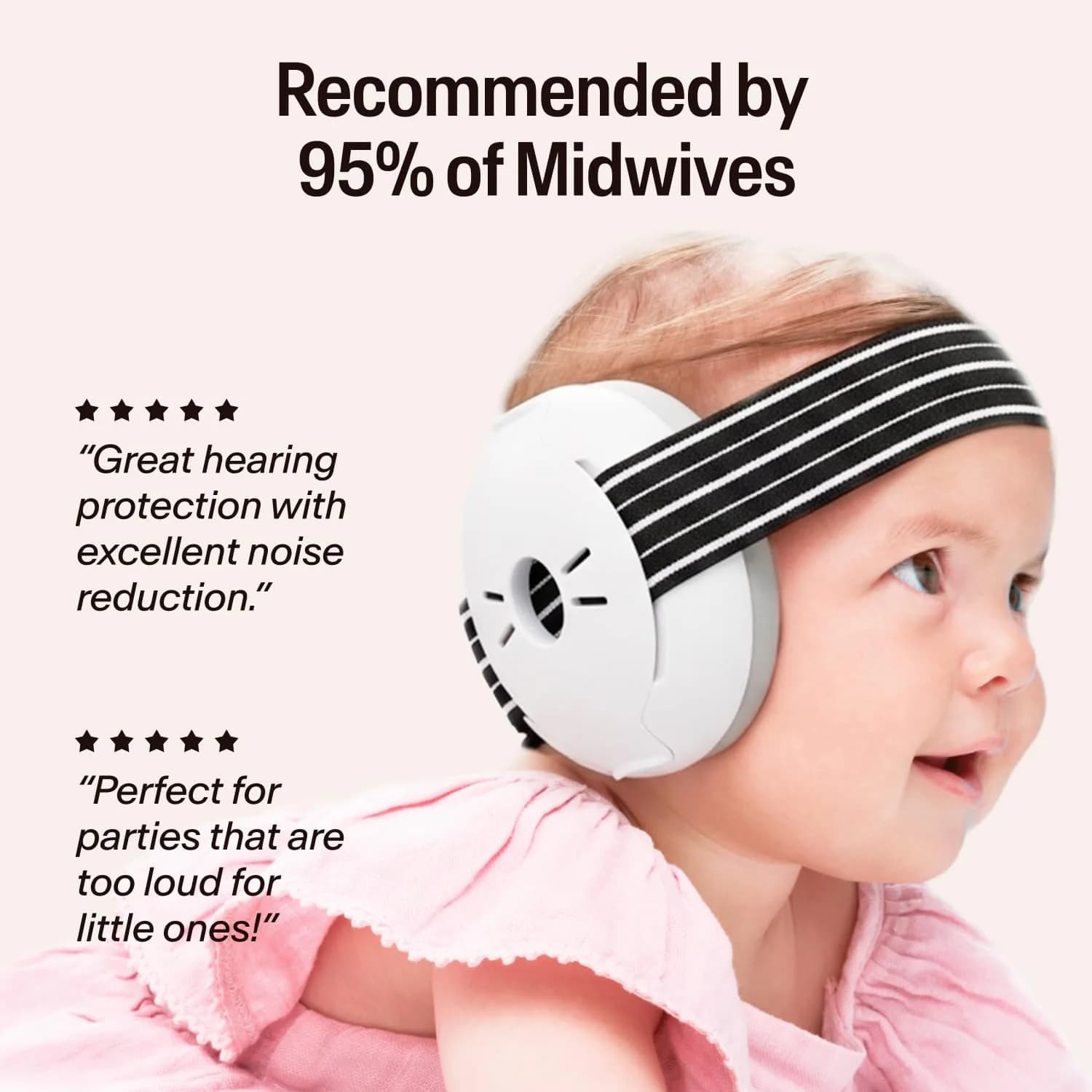 Alpine Muffy Baby Ear Protection Earmuffs for Babies & Toddlers up to 4 Years | CE & ANSI Certified Noise Reduction - view 4