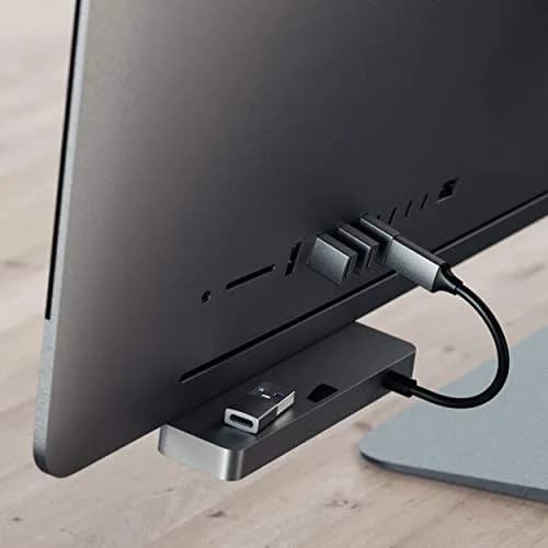 Satechi USB-A to USB-C Adapter, 10Gbps Data, 15W PD Charging, Space Gray | For Apple CarPlay & Modern Devices thumbnail 5