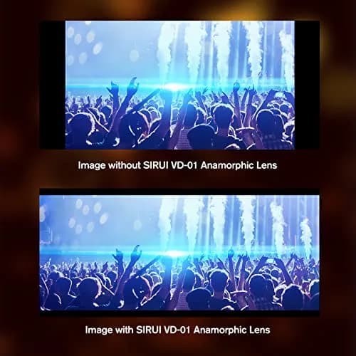 Sirui VD-01 Anamorphic Lens 1.33x for Smartphones | Cinematic Light Flares & Bokeh Effects thumbnail 4