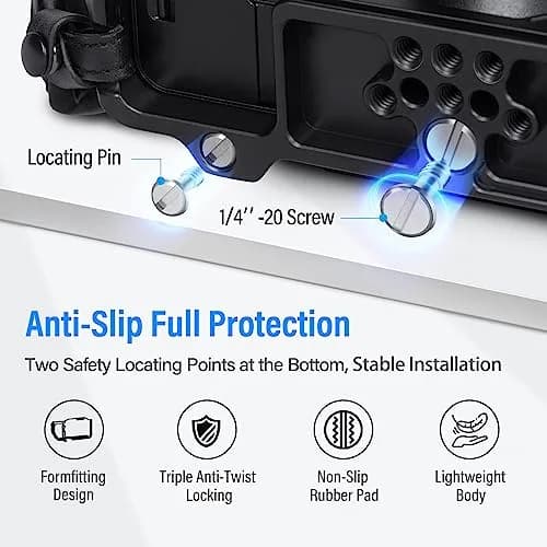 Sirui Camera Support Cage for FUJIFILM X-H2/X-H2S | Aluminium Frame with Wrist Strap thumbnail 6