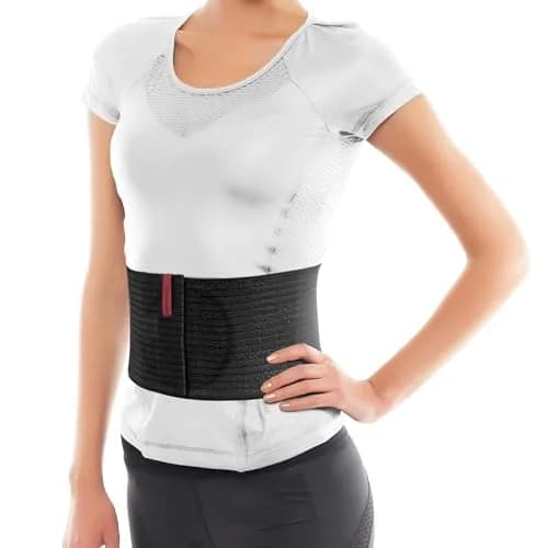 ORTONYX Umbilical Hernia Belt for Men Women, 6.25" Abdominal Support, Adjustable, Lightweight & Discreet thumbnail 2