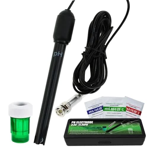 DANOPLUS Long Body pH Electrode with BNC Socket 300cm Cable | Precise pH Measurement for Lab & Field (120 chars) thumbnail 1