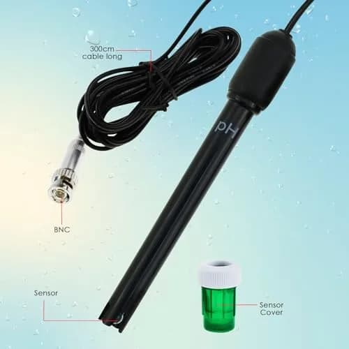 DANOPLUS Long Body pH Electrode with BNC Socket 300cm Cable | Precise pH Measurement for Lab & Field (120 chars) thumbnail 4