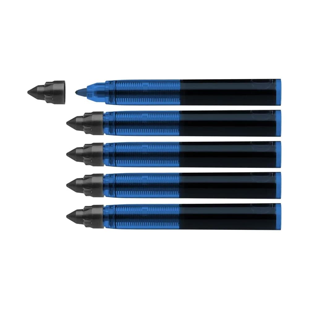Schneider One Change Rollerball Refill Cartridges 0.6 mm Black Ink Pack of 5 | ISO 14145-2 Waterproof Ink - view 2