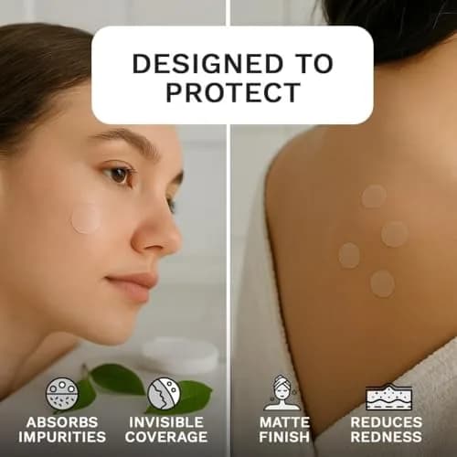 LE GUSHE Korean Pimple Patches with Tea Tree Oil | Hydrocolloid Acne & Zit Patches | 132 Dots | Dermatologist Tested thumbnail 2