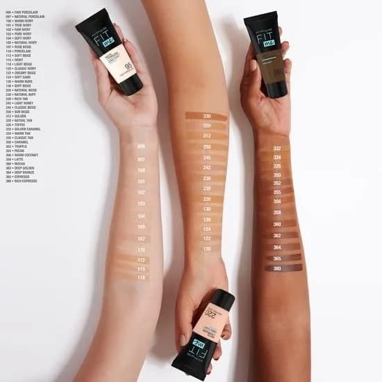 Maybelline Fit Me Matte + Poreless Foundation, 097 Natural Porcelain, 1.01 Fl Oz (Pack of 1) - view 5