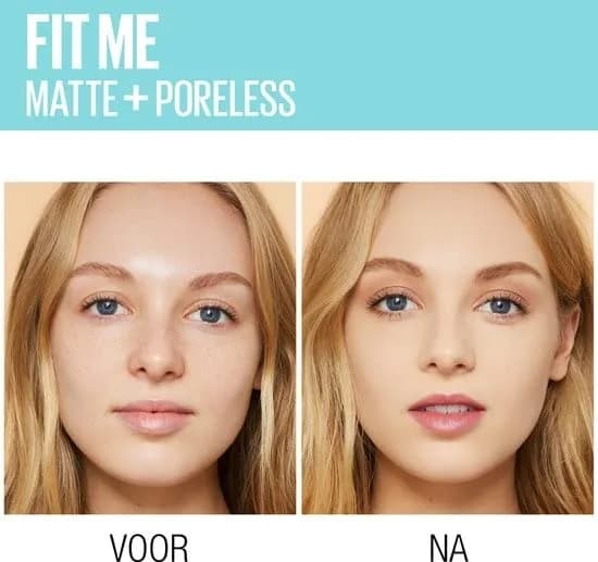 Maybelline Fit Me Matte + Poreless Foundation, 097 Natural Porcelain, 1.01 Fl Oz (Pack of 1) - view 4