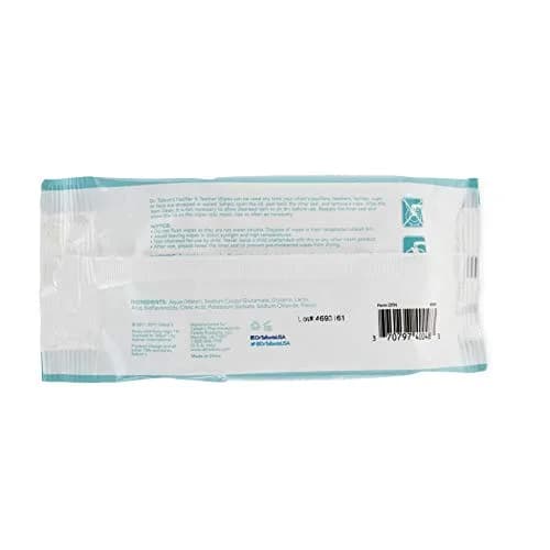 Dr. Talbot's Pacifier and Teether Wipes 96 Count | All Natural, Alcohol-Free, Food-Grade Cleaning Wipes thumbnail 3