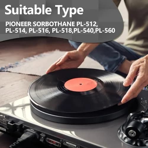 SuperDi Turntable Replacement Feet for Pioneer PL-560 | Sorbothane & Rubber Vibration Dampers thumbnail 5