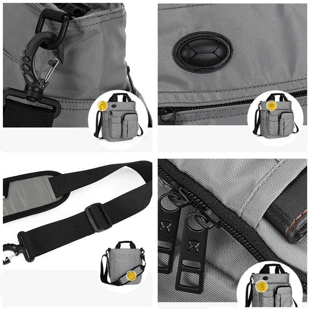 AlwaySky Crossbody Messenger Bag for Men & Women | 30cm x 25cm x 11cm (11.8" x 9.8" x 4.3") - view 7