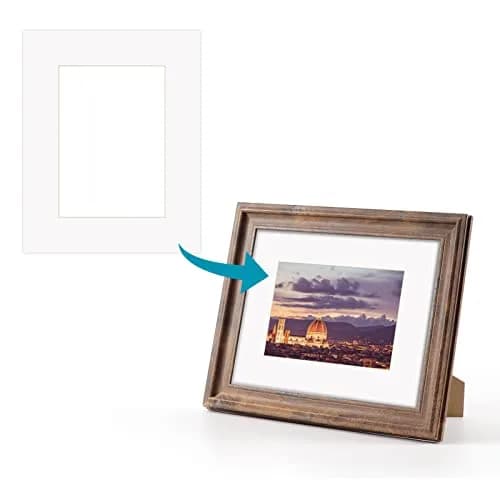 ZBEIVAN 8x10 White Picture Mats with Core Bevel Cut Frame Mattes for 5x7 Pictures Pack of 12 | Perfect for Framing 5x7 Photos thumbnail 5