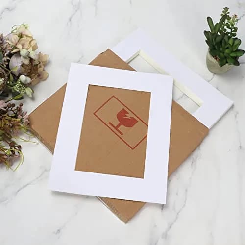 ZBEIVAN 8x10 White Picture Mats with Core Bevel Cut Frame Mattes for 5x7 Pictures Pack of 12 | Perfect for Framing 5x7 Photos thumbnail 6