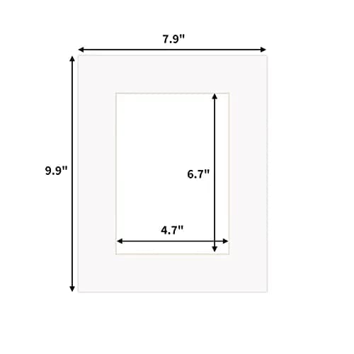 ZBEIVAN 8x10 White Picture Mats with Core Bevel Cut Frame Mattes for 5x7 Pictures Pack of 12 | Perfect for Framing 5x7 Photos thumbnail 2