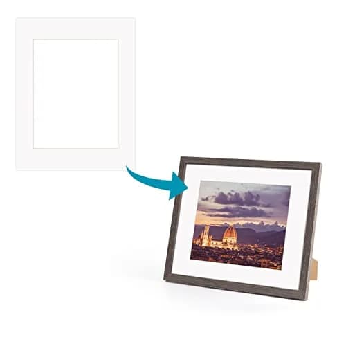 ZBEIVAN 11x14 White Picture Mats with Core Bevel Cut for 8x10 Photos | Pack of 12 thumbnail 5