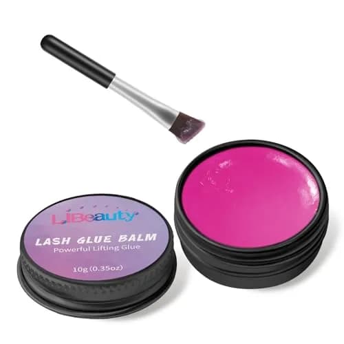Libeauty Lash Lift Glue Balm 10g (0.35 oz) | Rose Red, Easy Adjustment for Lash Perms thumbnail 1