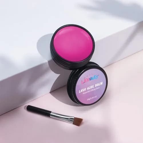 Libeauty Lash Lift Glue Balm 10g (0.35 oz) | Rose Red, Easy Adjustment for Lash Perms thumbnail 8