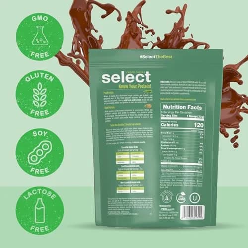 PEScience Select Vegan Protein Powder, Chocolate Bliss, 5 Servings | Plant-Based, Dairy-Free, Gluten-Free thumbnail 6
