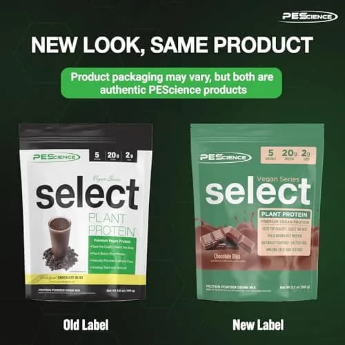 PEScience Select Vegan Protein Powder, Chocolate Bliss, 5 Servings | Plant-Based, Dairy-Free, Gluten-Free thumbnail 2
