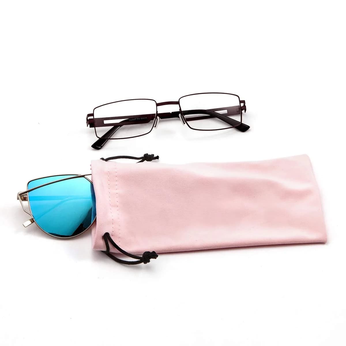 TRIUMPH VISION Soft Eyeglass Case Pouch 17.5cm (6.9 inch) | Protects Glasses from Scratches & Dust - view 3