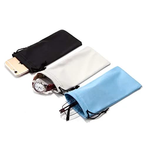TRIUMPH VISION Soft Eyeglass Case 3 Pack | Microfiber Pouch for Glasses & Sunglasses thumbnail 7