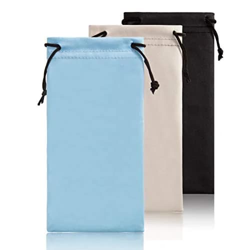 TRIUMPH VISION Soft Eyeglass Case 3 Pack | Microfiber Pouch for Glasses & Sunglasses thumbnail 1