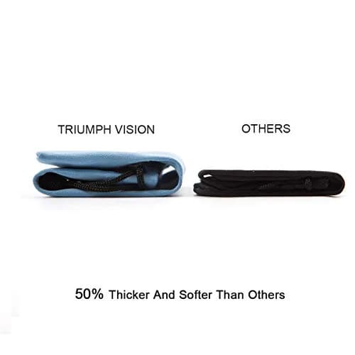 TRIUMPH VISION Soft Eyeglass Case 3 Pack | Microfiber Pouch for Glasses & Sunglasses thumbnail 2