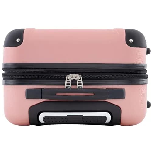 Travelers Club Chicago Hardside Expandable Spinner Luggage, Rose Gold, 22" Carry-On thumbnail 4