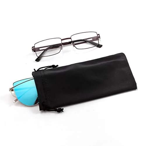 TRIUMPH VISION Glasses Case Soft Eyeglass Case Sunglass Pouch Cloth 3 Pack | Thick Microfiber, Dust & Scratch Protection thumbnail 4