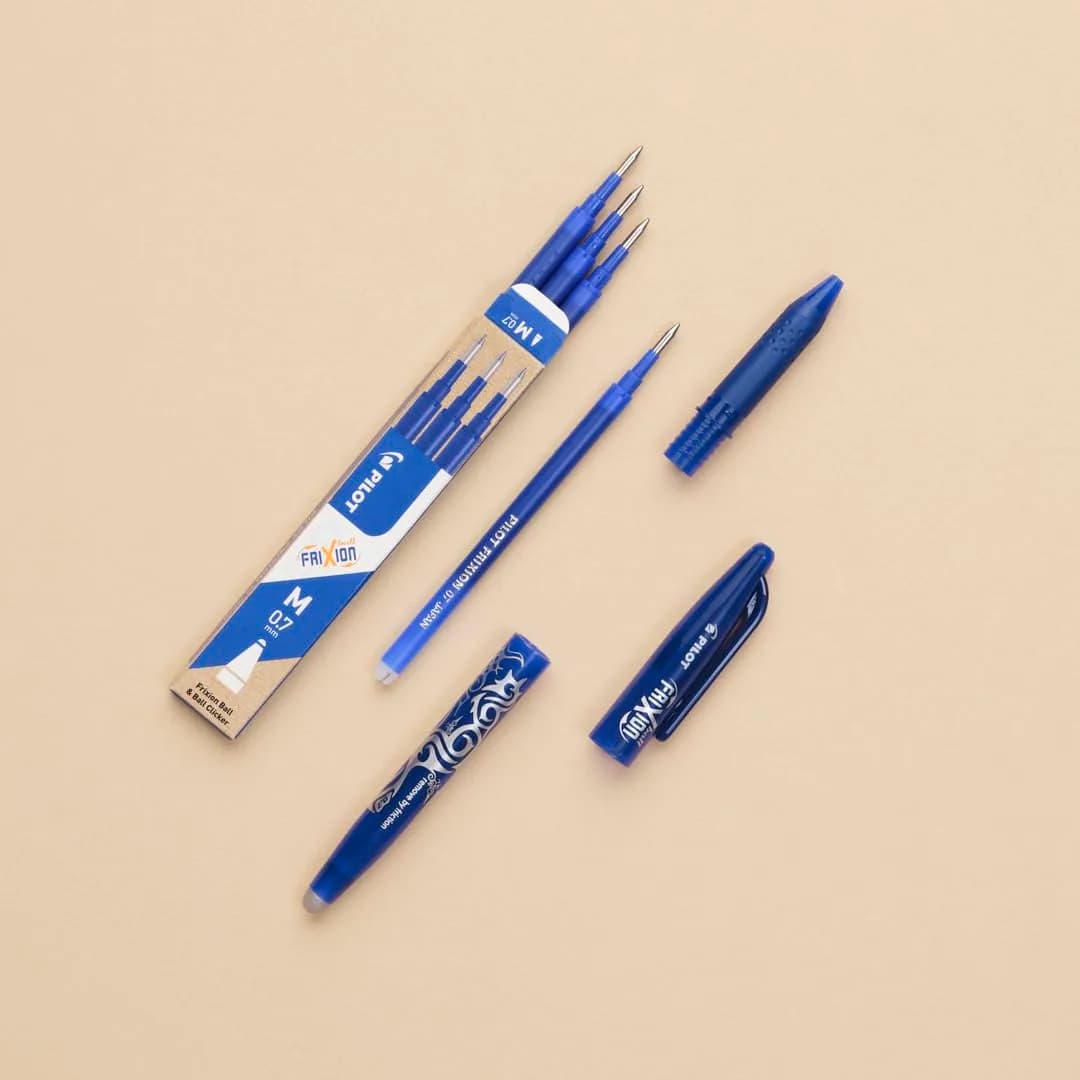 Pilot FriXion Erasable Rollerball Pen 0.7mm Tip - 5 Pens (2 Black, 1 Blue, 1 Red, 1 Green) | Smooth Ink Flow - view 8