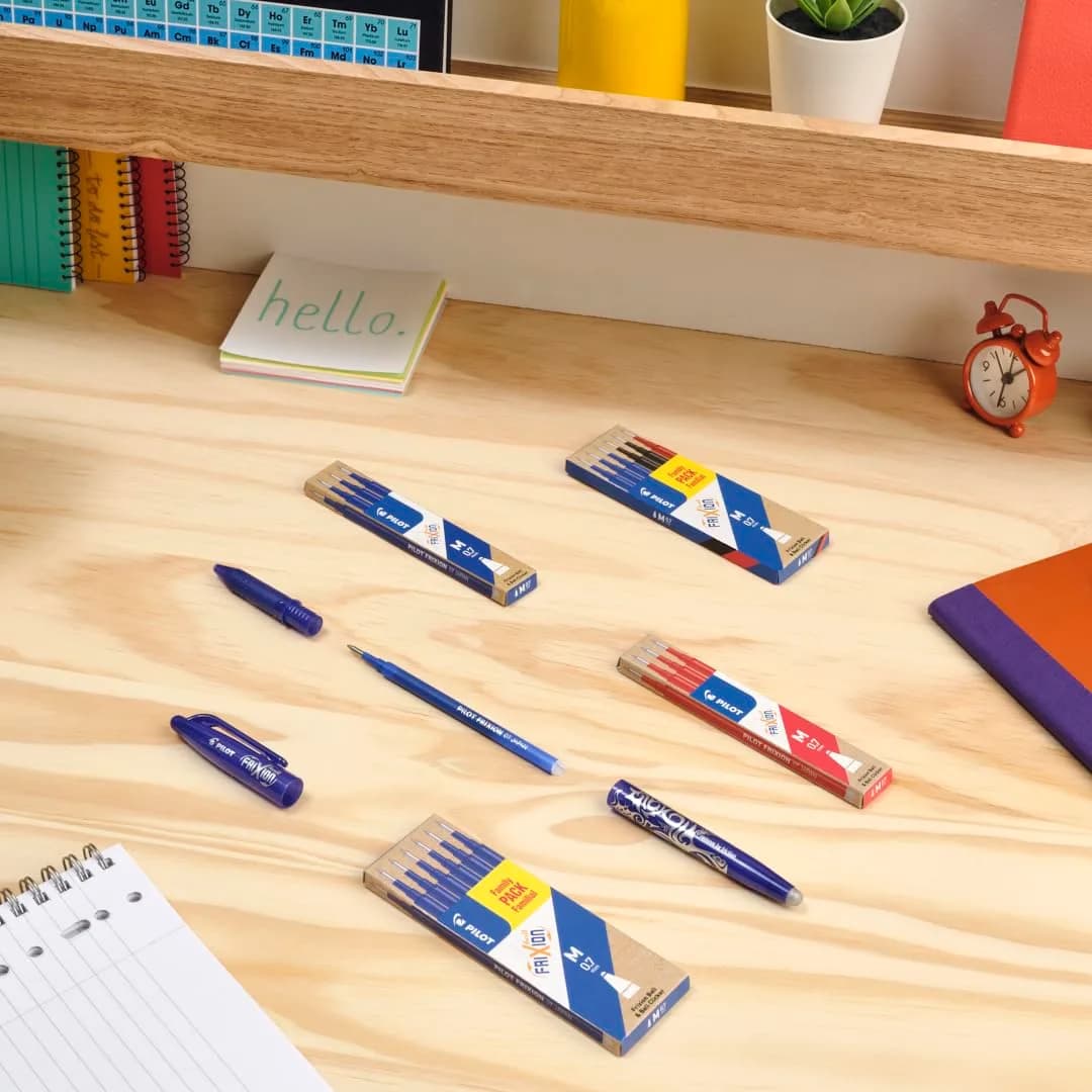 Pilot FriXion Erasable Rollerball Pen 0.7mm Tip - 5 Pens (2 Black, 1 Blue, 1 Red, 1 Green) | Smooth Ink Flow - view 9