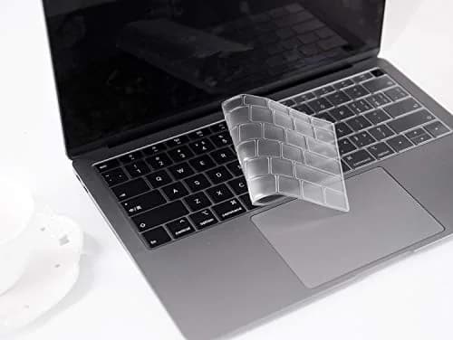 CaseBuy Premium Ultra Thin Keyboard Cover for MacBook Air 13 Inch A1932 (2019-2018) | Clear TPU Skin thumbnail 7