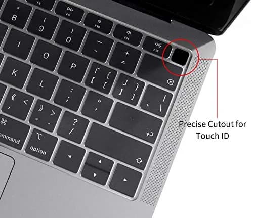 CaseBuy Premium Ultra Thin Keyboard Cover for MacBook Air 13 Inch A1932 (2019-2018) | Clear TPU Skin thumbnail 3