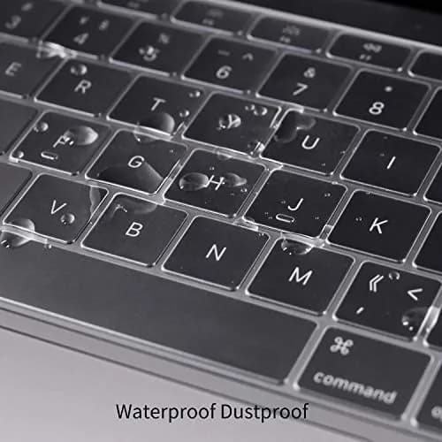 CaseBuy Premium Ultra Thin Keyboard Cover for MacBook Air 13 Inch A1932 (2019-2018) | Clear TPU Skin thumbnail 4