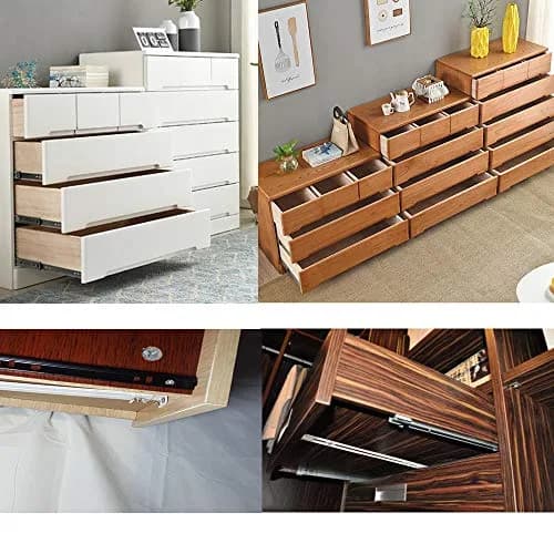 FRMSAET Drawer Repair Kit - Reinforce Drawers Furniture Hardware -1 Pack | Adjustable Length Steel Bracket for Wooden & MDF Drawers thumbnail 5