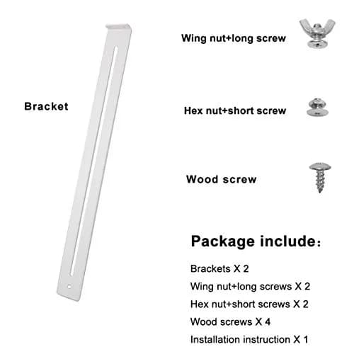 FRMSAET Drawer Repair Kit - Reinforce Drawers Furniture Hardware -1 Pack | Adjustable Length Steel Bracket for Wooden & MDF Drawers thumbnail 2