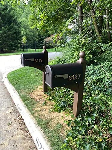 HopeWan Mailbox Numbers for Outside, Door Number Stickers, Bronze, 2.75" High | 3D Raised Style, Pack of 10 thumbnail 5