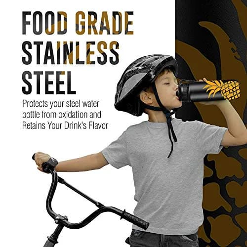 Life's Easy Stainless Steel Insulated Water Bottle 18 oz | Hot & Cold Drinks, Slip-Free Grip thumbnail 6