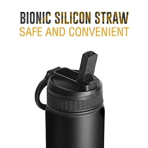 Life's Easy Stainless Steel Insulated Water Bottle 18 oz | Hot & Cold Drinks, Slip-Free Grip thumbnail 9