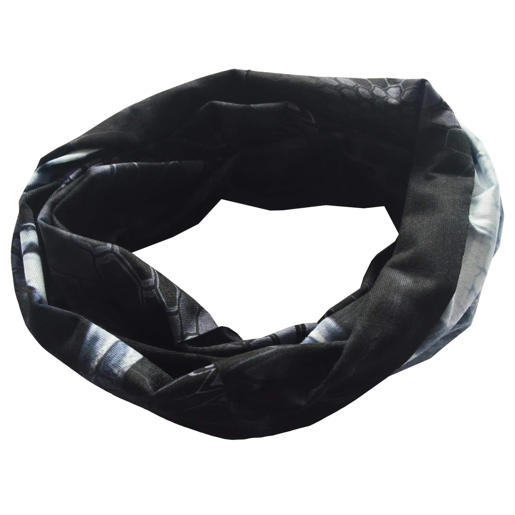 Obacle Skull Face Mask Half - Black Nose White Pattern for Dust, Wind, and UV Protection - view 4