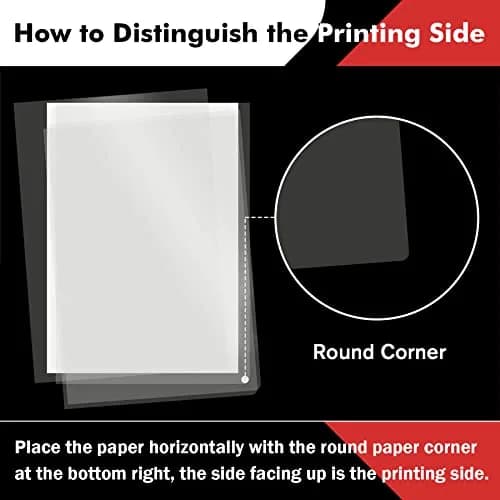 Koala Inkjet Transparency Film Clear Acetate Sheets for Crafts, 50 Sheets | 100% Transparent, Compatible with Inkjet Printers, 8.5x11 Inches thumbnail 2