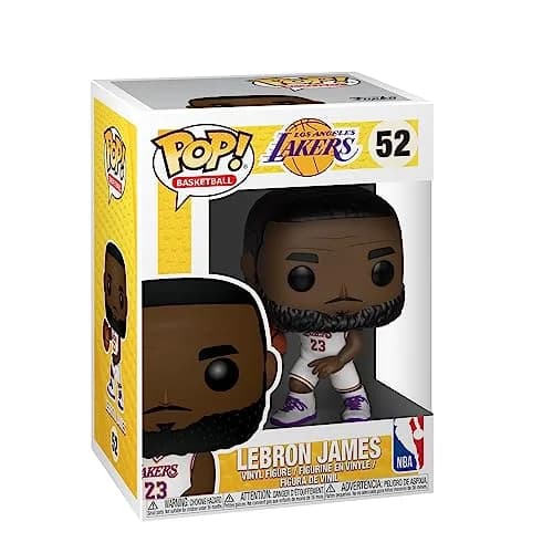 Funko POP! NBA Lakers - Lebron James (White Uniform) | 3.75-inch Vinyl Figurine for Collectors & Fans thumbnail 1