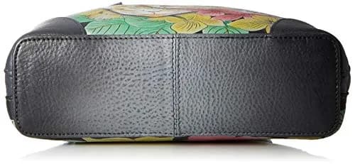 Anna by Anuschka Leather Small Multi Compartment Zip-Around Organizer, Three Kittens | Hand-Painted Artistry thumbnail 5
