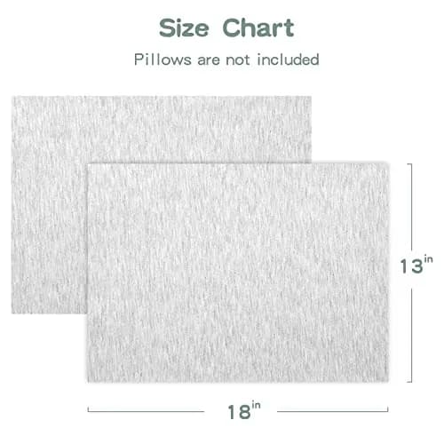 Zenssia Organic Cotton Toddler Pillow Case 13x18 Inches, 2 Pack, Gray | Soft & Breathable, Envelope Closure, Travel Size, Machine Washable, Perfect for Baby & Toddler thumbnail 4
