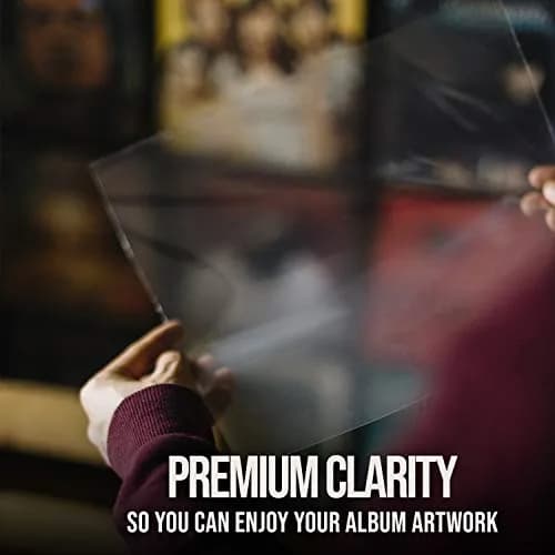 Vinyl Fever Record Sleeves [125 Pack] - Durable 3 Mil Polypropylene Album Covers for 12 Inch LPs thumbnail 2