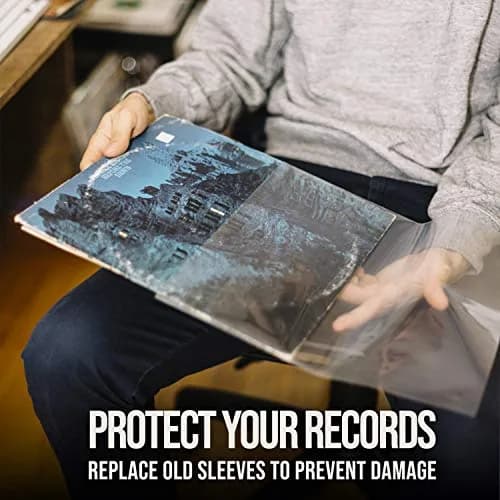 Vinyl Fever Record Sleeves [125 Pack] - Durable 3 Mil Polypropylene Album Covers for 12 Inch LPs thumbnail 3