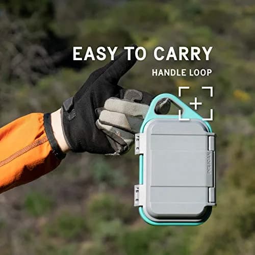 Pelican Go G10 Case (White/Aqua) | Watertight Impact & Dust Proof (70-120 chars) thumbnail 5